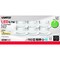 6Pk - Satco 8.7w LED 4-in 3000K Warm White Downlight Retrofit